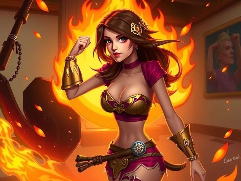 Scorching Blaze Begum Game Cover Scorching Blaze Begum Game Cover